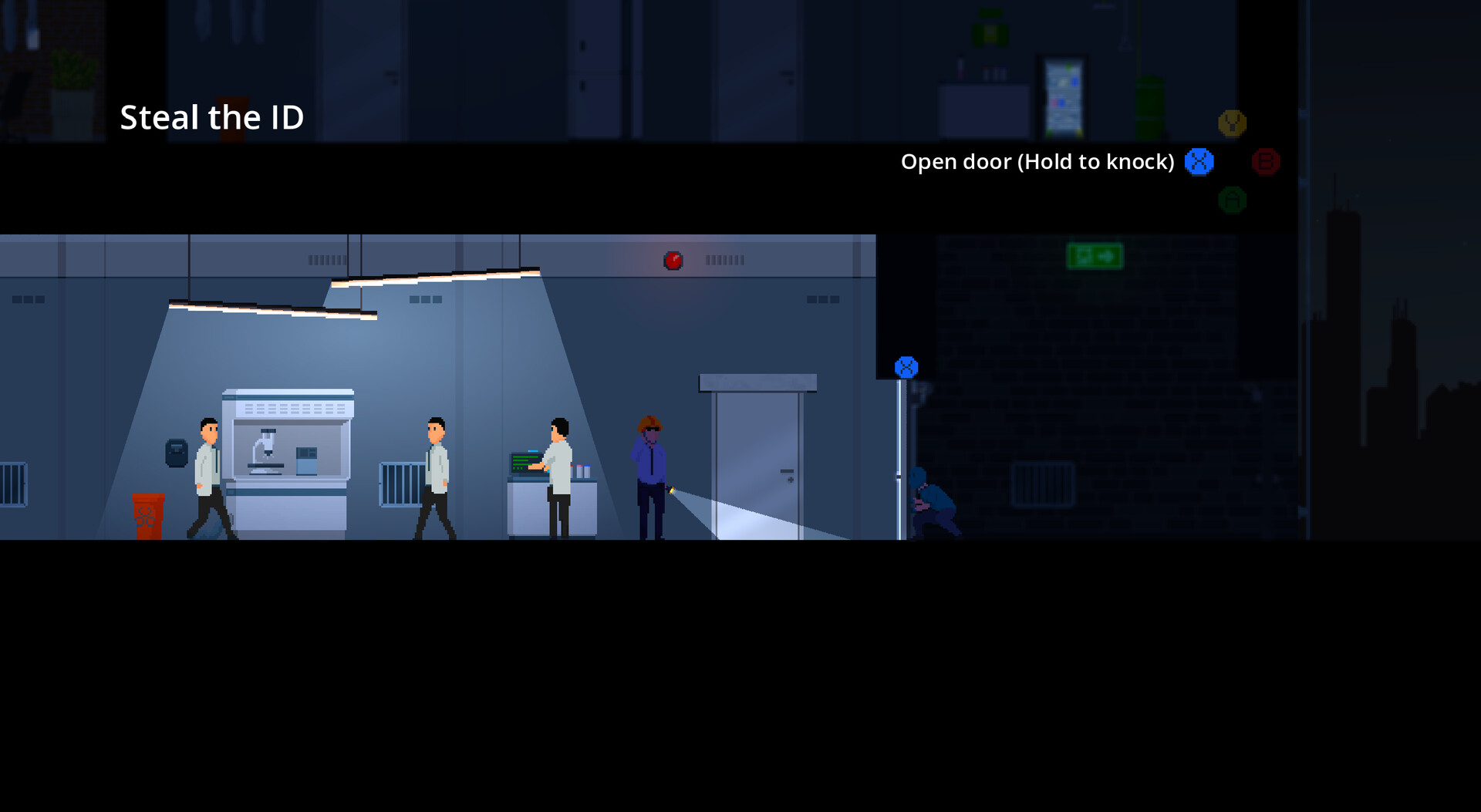 False Alarm - Peeking Around Corner